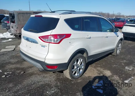 2014 Ford Escape Titanium z USA, uszkodzony, nr VIN 1FMCU9J98EUC15348